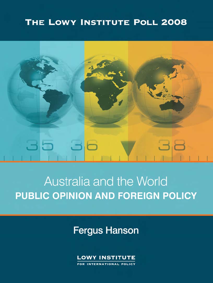 Lowy Institute Poll 2008 Cover